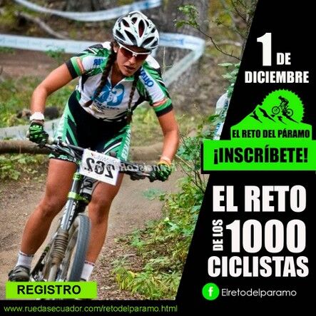 Competencias en bicicleta Ecuador, Reto del páramo en Tulcán Ecuador